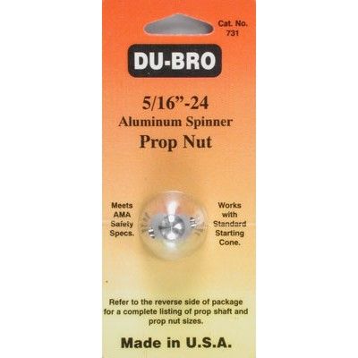 DUBRO 731 Spinner de alumínio 5/16" X 24fpp