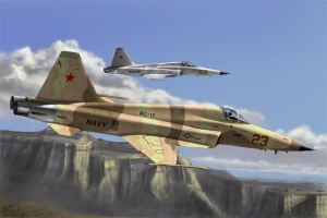 F-5E Tiger Ii Fighter 1/72 Kit de Montar Hobby Boss 80207