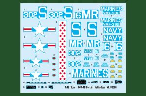 F4U-4B Corsair  1/48 Kit de montar Hobby Boss 80388