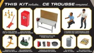 Garage Accessory 1/25 Kit de montar AMT PP016M
