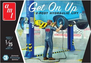 Get On Up 2-post hydraulic lift  1/ 25 Kit de montar AMT PP017m