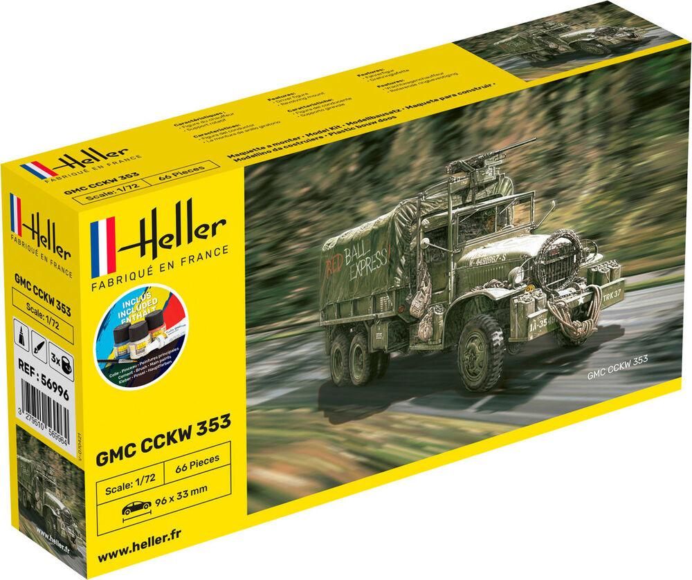 GMC CCKW 352 - 1/72 Kit de Montar Heller 56996