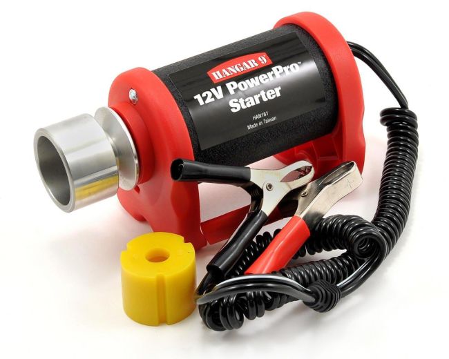 Hangar 9 PowerPro 12V Starter Partida Hd para aeromodelos Tipo 180