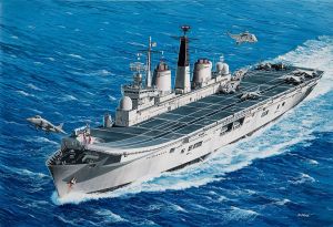 HMS Invincible Guerra das Malvinas/Falkland 1/700 Model Set   Kit de Montar Revell 65172