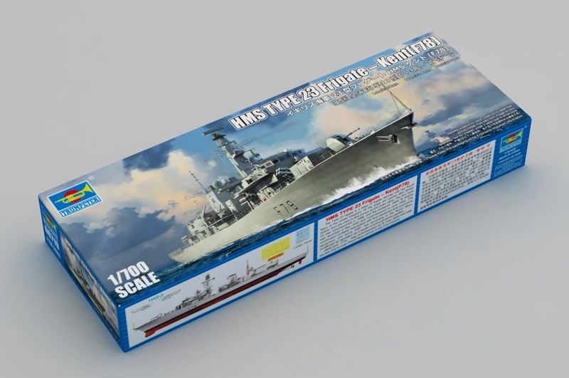 HMS TYPE 23 Frigate Ken t(F78) 1/700 Kit de Montar Trumpeter 06719