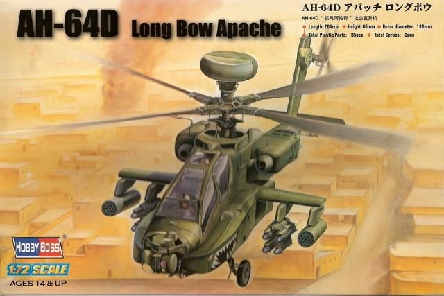 Hobby Boss 87219 AH-64d-long-bow-apache - 1/72