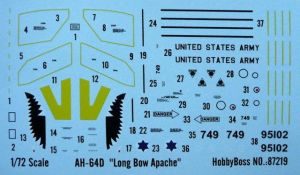 Hobby Boss 87219 AH-64d-long-bow-apache - 1/72