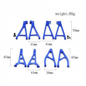 Kit de bandejas em aluminio da Traxxas Revinho 1/16 (8 peças)