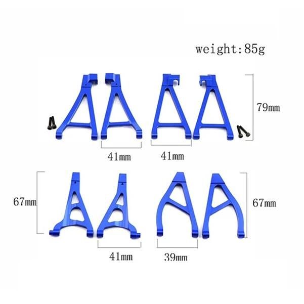 Kit de bandejas em aluminio da Traxxas Revinho 1/16 (8 peças)