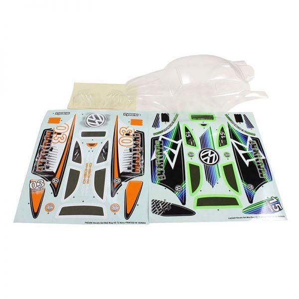 KYOFAB305 Bolha Carroceria Kyosho Mad Bug Vei - Transparente