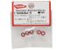 Kyosho 1-N3033NA-R Porca de nylon e alumínio 3x3,3 mm Kyosho (vermelho) (5)