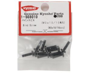   Kyosho 1-S03010 Parafuso Philips Cabeça Redonda 3x10mm (10