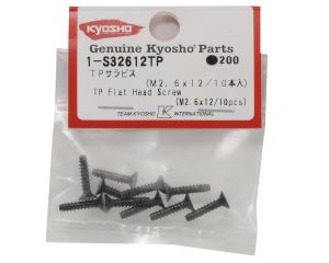 Kyosho 1-S32612TP Parafuso de cabeça chata  2.6x12mm (10)