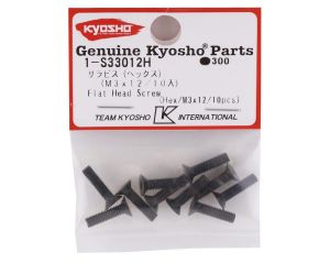 Kyosho 1-S33012 Cabeça Chata Fh M3X12 (10Pcs)