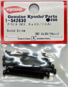 Kyosho 1-S42630 Parafuso Philips Cabeça Redonda 2.6x30mm (10)