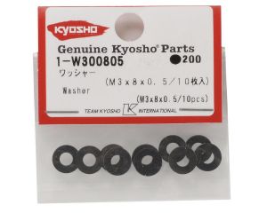 Kyosho 1-W300805 Arruela Kyosho 3x8x0,5mm (10)
