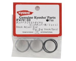 Kyosho If470-03 Anel de ajuste de tesão da mola do amortecedor (If470-03Bk)