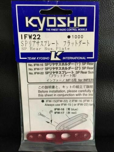 Kyosho IFW-22 SP Placa de suspensão traseira Inferno MP5 