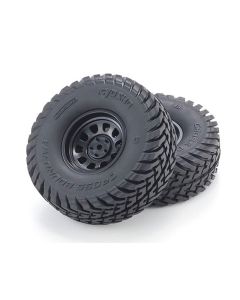 Kyosho OTLH001BK Conjunto completo de roda e pneu OLTH001BK (1 PAR)