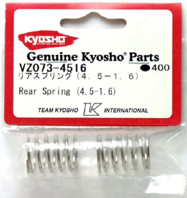 Kyosho VZ073-4516 Mola do Amortecedor Traseiro 4X1.6mm Rrr Fw-05 5S T Siii