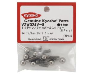 Kyosho VZW024V-8 Bola 64 Titanio 9mm FW5R/RRR/SIII
