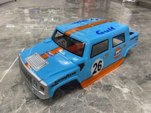 LHP 0823GULF Bolha Hummer H2 p/Revo 2.5/Savage/Mad Force pintura da GULF