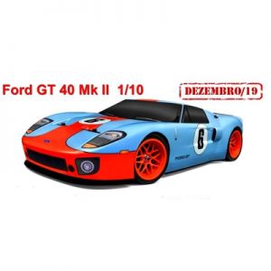 LHP 1057 Bolha Ford GT 40 MKII escala 1/10 de 200mm ***SEM PINTURA***