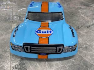 LHP 1096GULF Bolha Short Course SLASH escala 1/10 Pintada