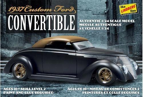 Lindberg HL129 Ford Custom Convertible 1937 - 1/24