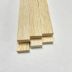Longarina madeira balsa 8X20mm x 50cm - uso em modelismo - lote 2 peças