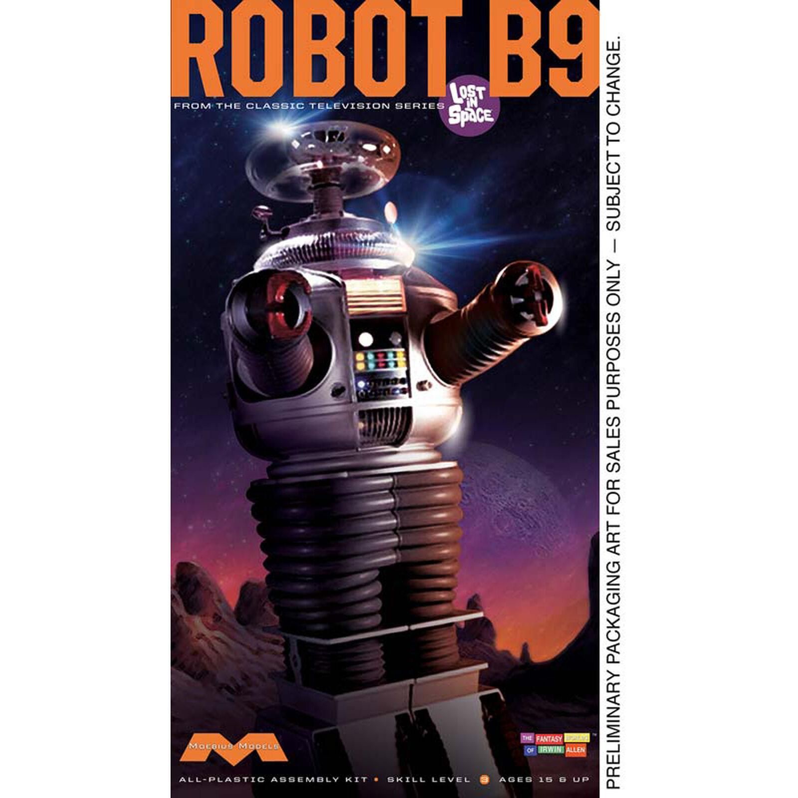 Lost In Space Robot B9 1/6 Kit De Montar Moebius 901