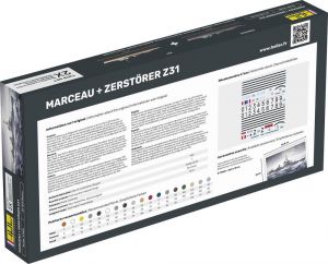 Marceau + Zerstorer Z31 Twinset 1/400 Kit  Heller 85009