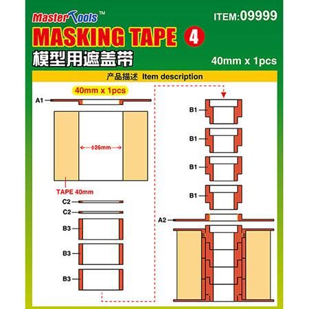 Masking Tape Flauge Reel - 4 sets Master Tools 09999