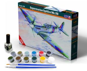 Supermarine Spitfire Mk.vb 1/72 Kit De Montar Mister Craft Sd-203