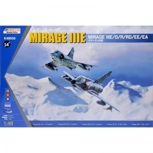 Mirage Iiie/o/r/rd/ee/ea 1/48 Kit Para Montar Kinetic 48050
