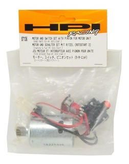 Motor, Interruptor e pinhão para Roto Start HPI 87115
