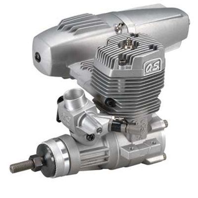 Motor OS 55AX (ABL) com escape e vela O.S 15612