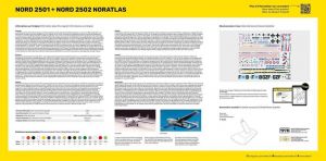 Nord2501 + Nord 2502 Noratlas Twinset - 1/72 Kit de Montar Heller 85374