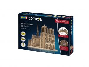 Notre Dame De Paris Puzzle 3d Quebra-cabeça Revell 00190