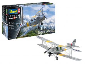 O DH 82 Tiger Mot 1/32 kit para Montar Revell 03827
