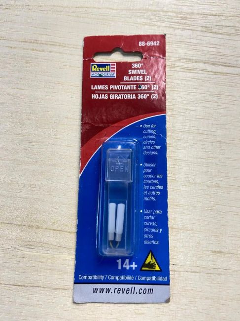 PAR DE LAMINAS ROTATIVAS PARA ESTILETES ROTATIVOS