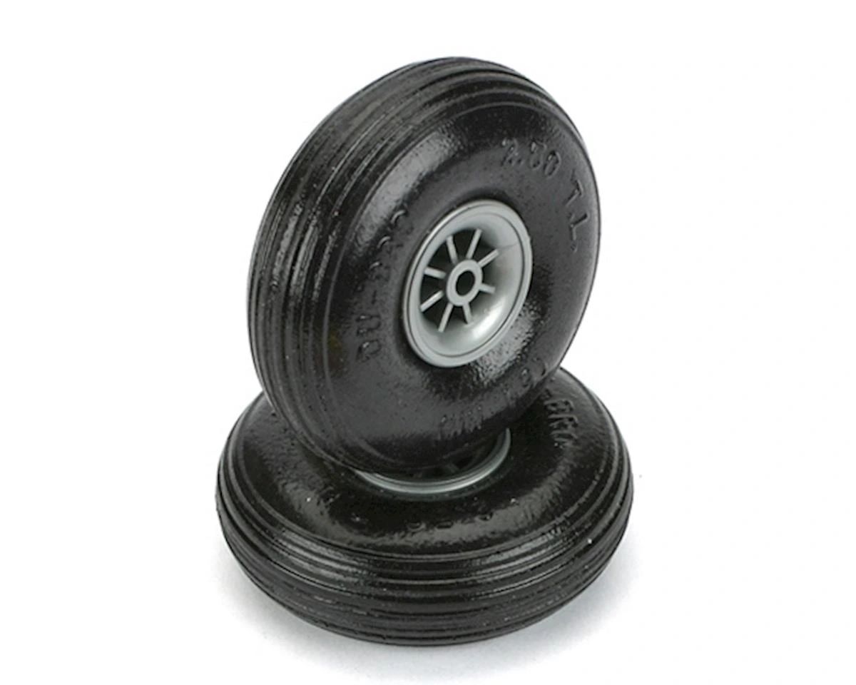 Par De Rodas De Borracha Leve De 2.1/2"