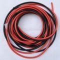 Par Fio Siliconado 12AWG (Preto/vermelho) Vendido 50cm FLM X800-015