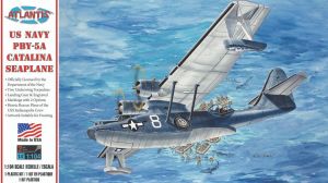 PBY-5A Catalina Marinha dos EUA Hidroavião 1/104 Kit Atlantis 5301