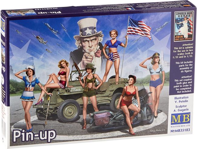 Pin-up series - Kit nº 6 Samantha - 1/35 kit de Montar MB35183