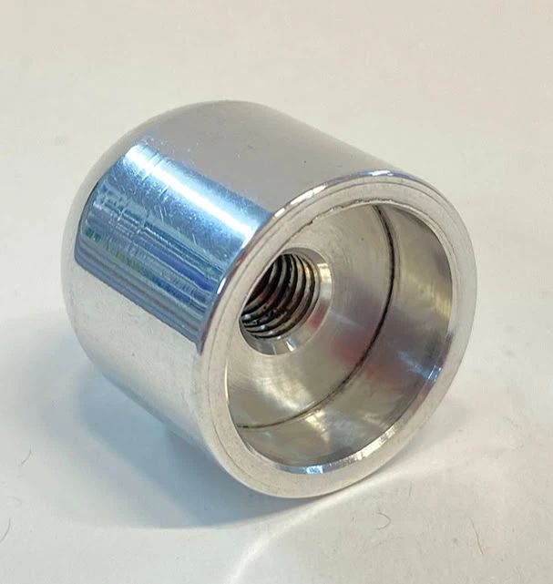 Porca Spinner .46 Rosca 1/4" em alumínio