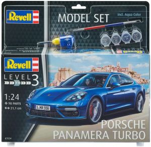 Porsche Panamera Turbo - 1/24  Kit Para Montar Revell 67034 Model Set 
