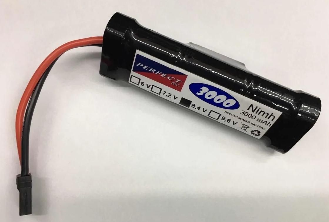 PR 100 Bateria NiMh 8.4V 3000mAh c/plug Traxxas
