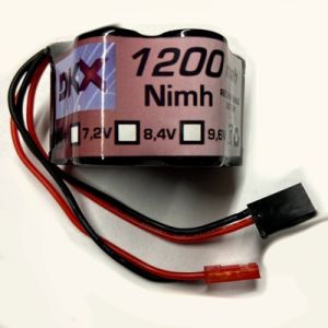 PR098 Bateria 2/3A NiMh Pack 6V X 1200mAh Hump (JST/Futaba)