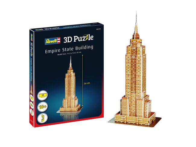 Quebra-Cabeça 3D Empire State Building - 3D Puzzle - 26,0cm Revell 00119